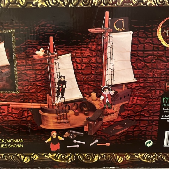 Captain Jacks Cove The Scout Pirate Ship toy set Jake Black Momma Rose Mock new - Picture 10 of 16